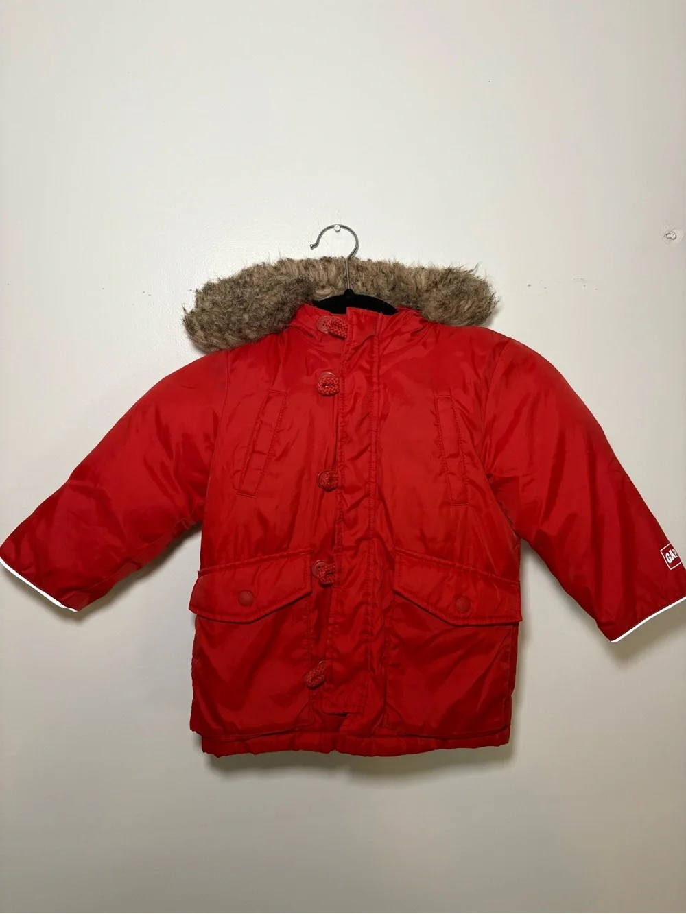 GAP Toddler 2T ColdControl Ultra Max Parka Orange Red Winter Jacket Coat
